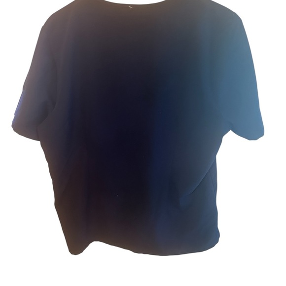 Figs Deep Blue Medical Scrub Top - Picture 4 of 7